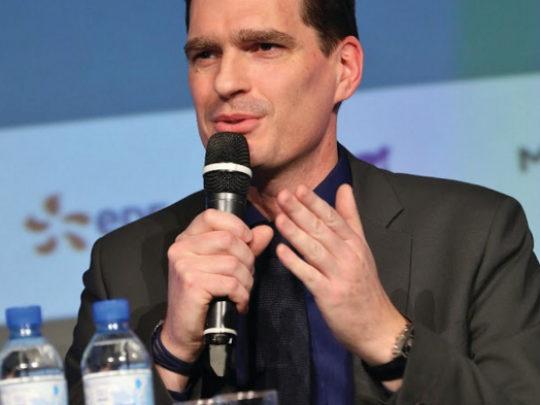 Mathias Povse, délégué régional et directeur commercial d'EDF Nord Ouest, devient le premier président de la Fondation du Nord.