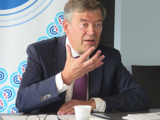 Philippe Hourdain, président de la CCI de Régionb
