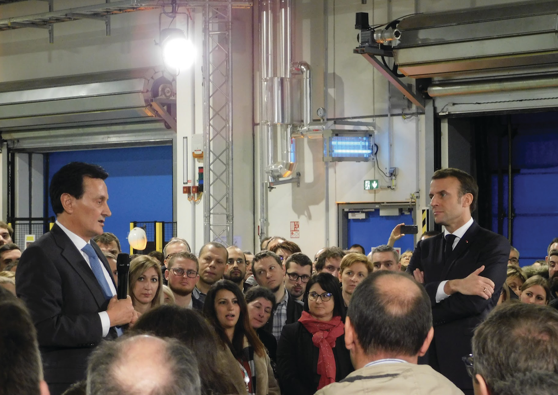 Le président de la République est venu à Dunkerque en marge du sommet Choose France pour saluer un investissement de 500 M$ du groupe AstraZeneca