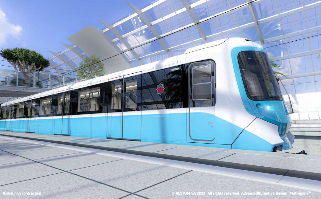 Alstom Petite-Forêt réalisera 55 trains de 9 voitures de ce type